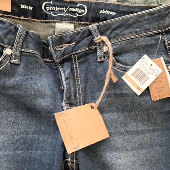 New with tags size 7 skinny jeans project/indigo - Picture 1 of 12